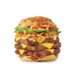 Wendy's Loaded Nacho Triple Cheeseburger